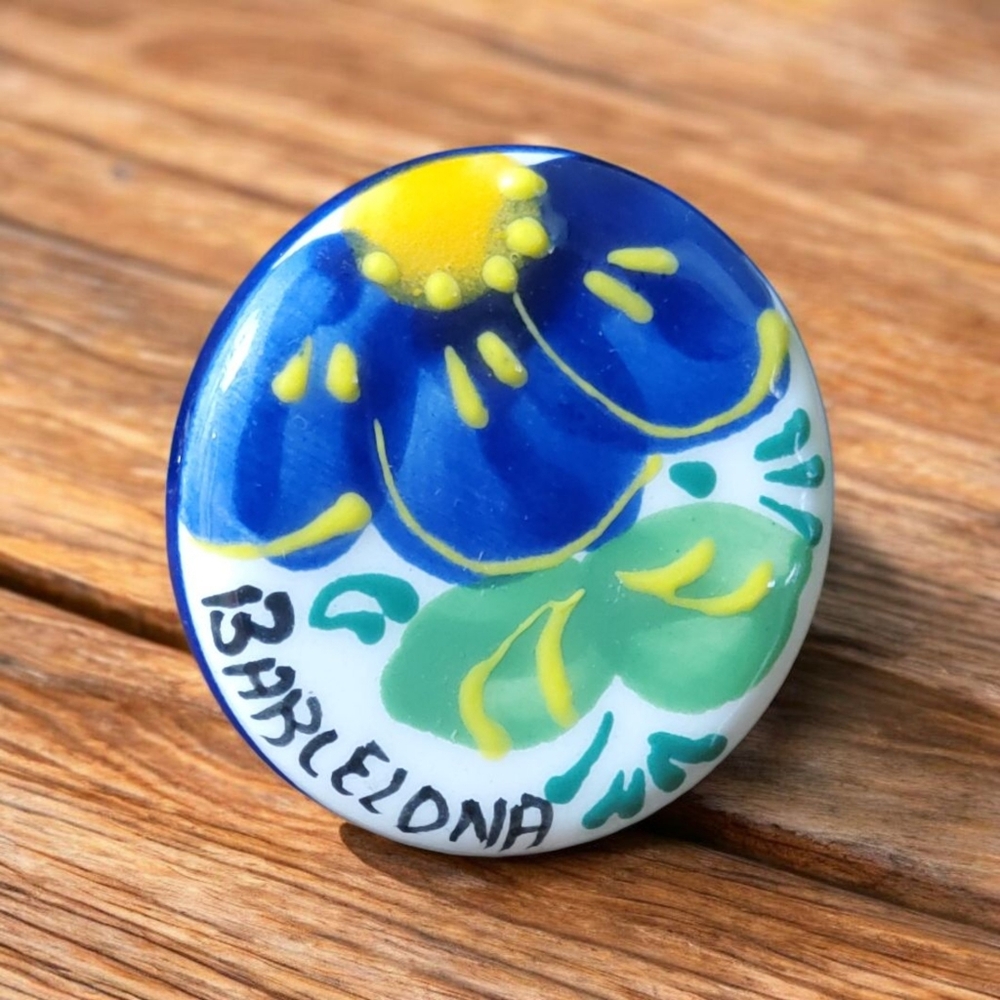Colorful Ceramic Wine Stopper From BARCELONA